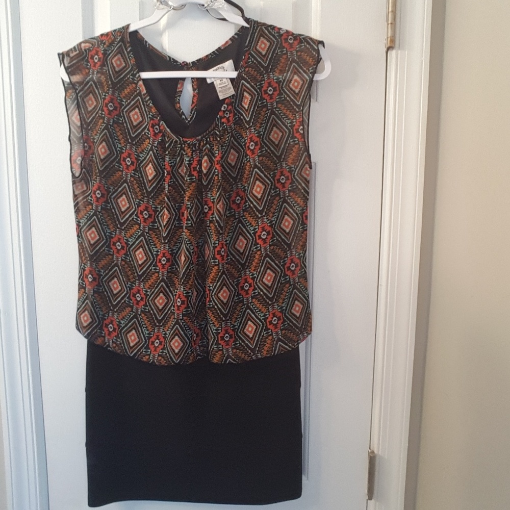 Flowy Top + Bandage Mini = Super Cute Dress!